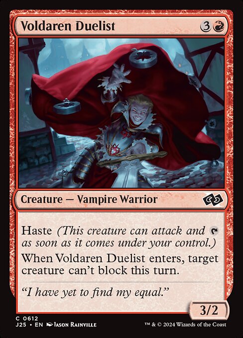 Foundations Jumpstart - 612 - Voldaren Duelist - Common - R - Non-foil