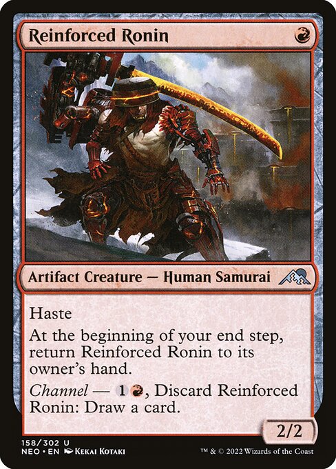 Kamigawa: Neon Dynasty - 158 - Reinforced Ronin - Uncommon - R - Non-foil