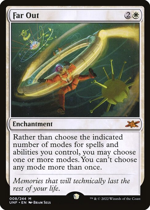 Unfinity - 8 - Far Out - Mythic - W - Foil