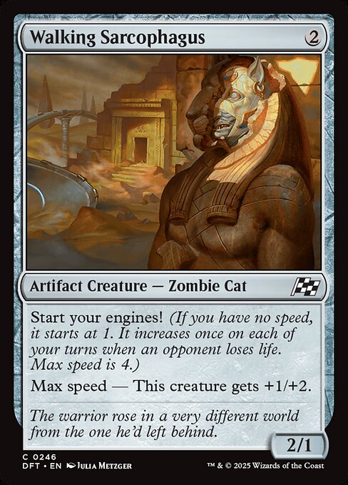 Aetherdrift - 246 - Walking Sarcophagus - Common - C - Non-foil