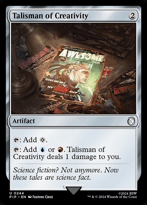 Fallout - 244 - Talisman of Creativity - Uncommon - C - Non-foil