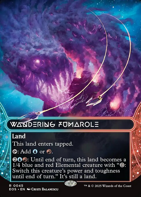 Edge of Eternities: Stellar Sights - 45 - Wandering Fumarole - Rare - C - Foil
