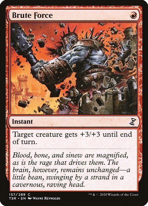 Time Spiral Remastered - 157 - Brute Force - Common - R - Non-foil