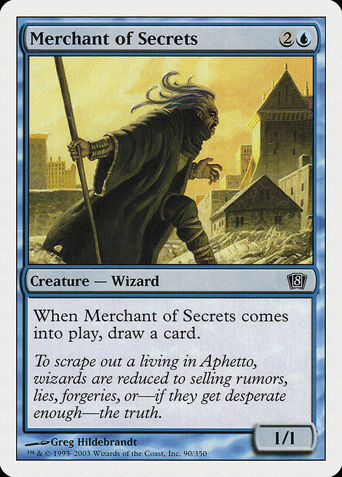 Eighth Edition - 90 - Merchant of Secrets - Common - U - Non-foil