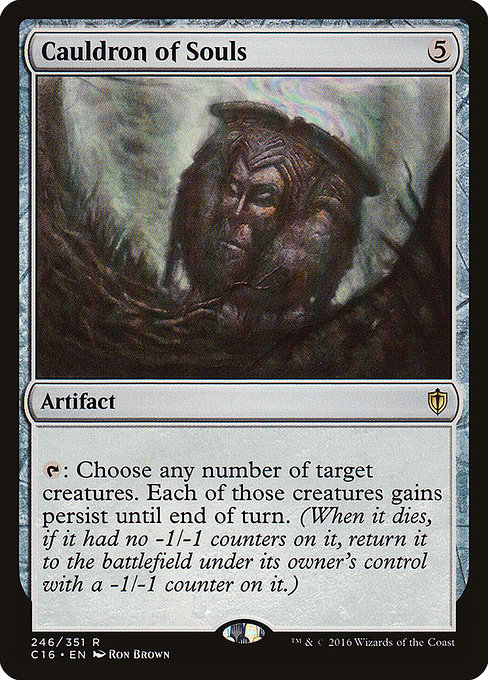 Commander 2016 - 246 - Cauldron of Souls - Rare - C - Non-foil