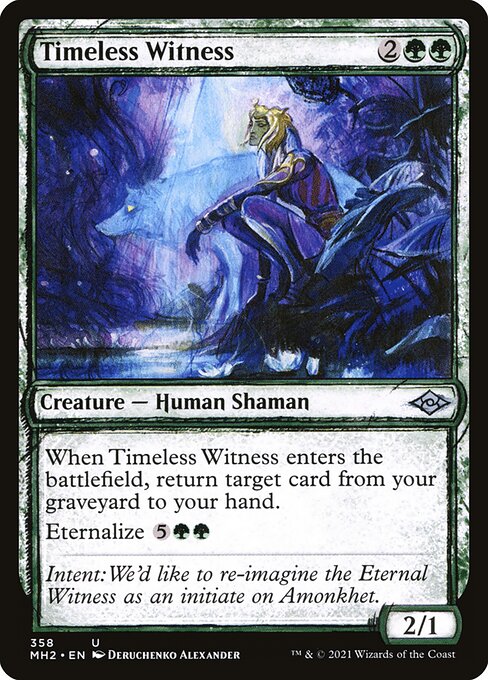 Modern Horizons 2 - 358 - Timeless Witness - Uncommon - G - Foil