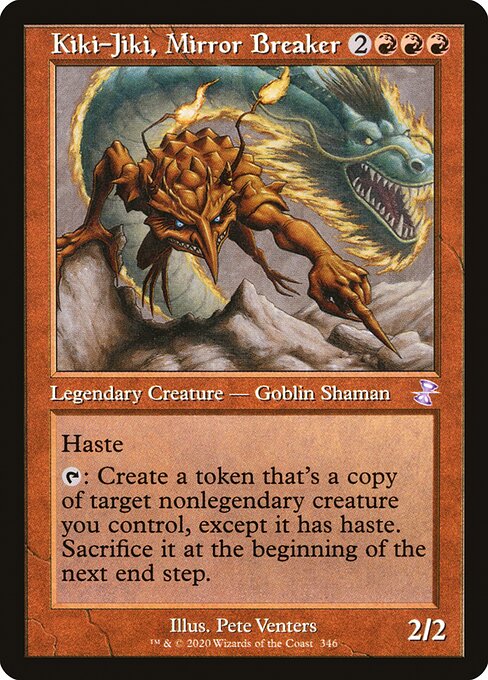 Time Spiral Remastered - 346 - Kiki-Jiki, Mirror Breaker - Special - R - Non-foil