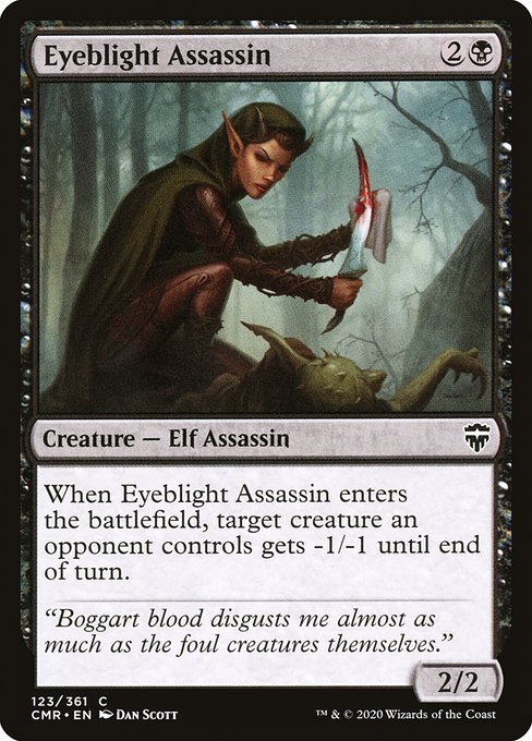 Commander Legends - 123 - Eyeblight Assassin - Common - B - Non-foil