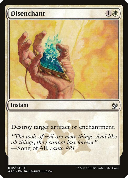 Masters 25 - 12 - Disenchant - Common - W - Non-foil