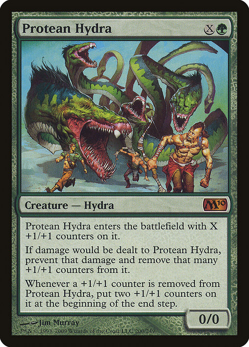 Magic 2010 - 200 - Protean Hydra - Mythic - G - Non-foil