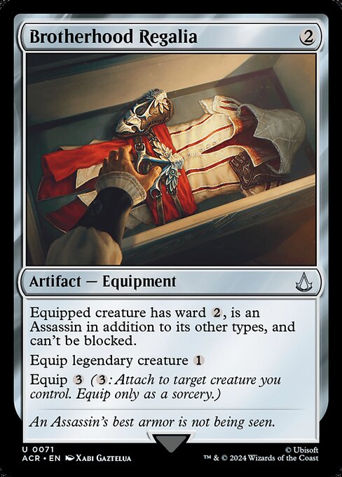 Assassin's Creed - 71 - Brotherhood Regalia - Uncommon - C - Foil