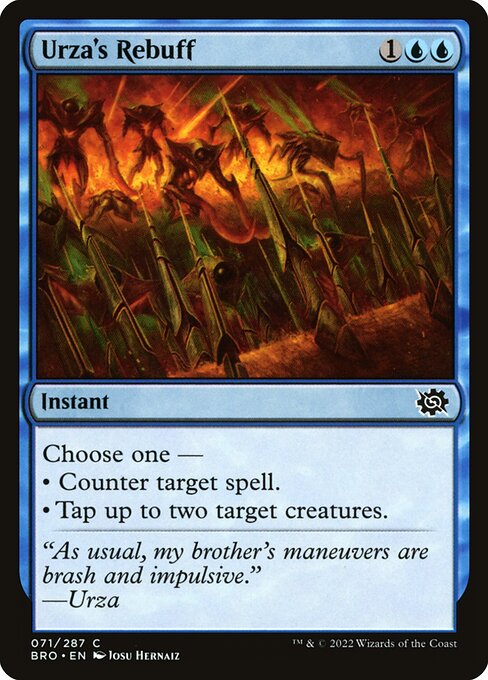The Brothers' War - 71 - Urza's Rebuff - Common - U - Non-foil