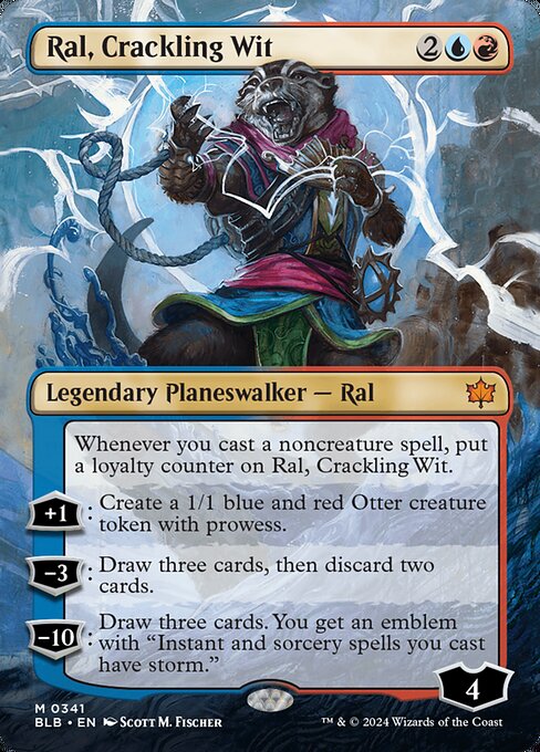 Bloomburrow - 341 - Ral, Crackling Wit - Mythic - UR - Non-foil