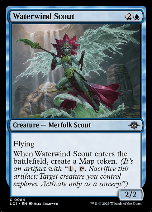 The Lost Caverns of Ixalan - 84 - Waterwind Scout - Common - U - Non-foil