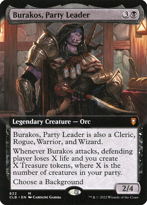 Commander Legends: Battle for Baldur's Gate - 622 - Burakos, Party Leader - Mythic - B - Non-foil