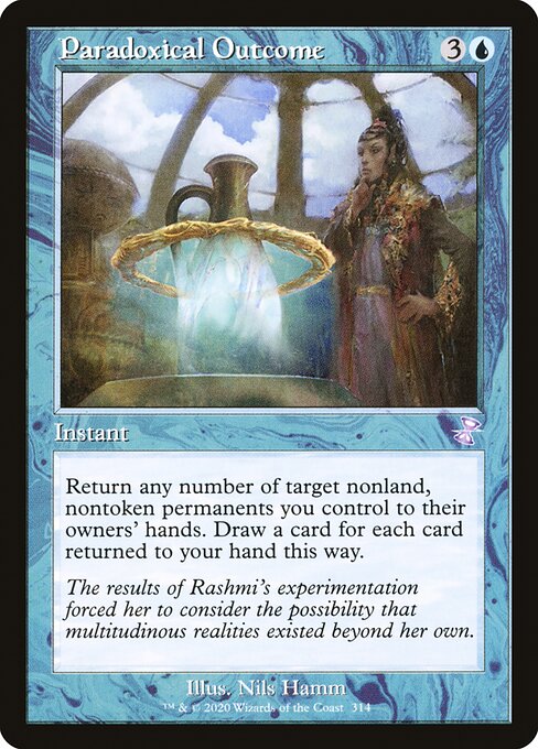 Time Spiral Remastered - 314 - Paradoxical Outcome - Special - U - Non-foil