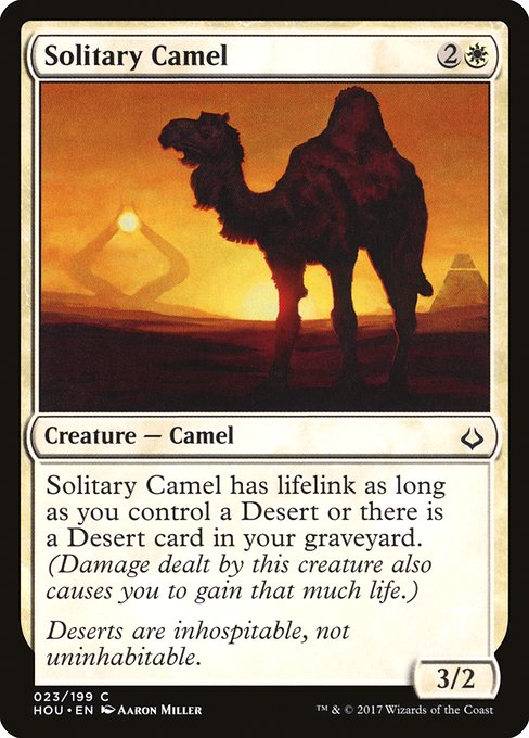 Hour of Devastation - 23 - Solitary Camel - Common - W - Non-foil