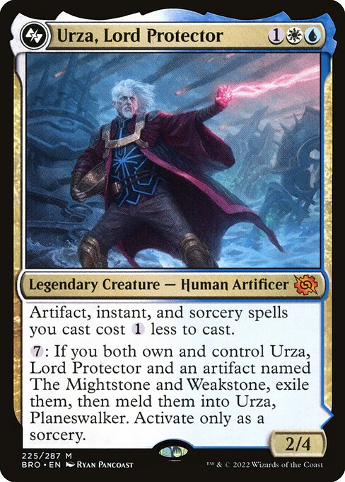 The Brothers' War - 225 - Urza, Lord Protector - Mythic - WU - Non-foil