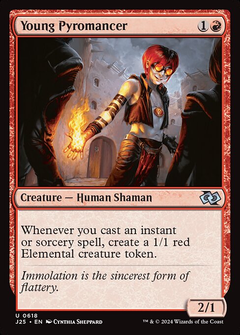 Foundations Jumpstart - 618 - Young Pyromancer - Uncommon - R - Non-foil