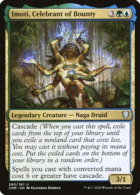 Commander Legends - 280 - Imoti, Celebrant of Bounty - Uncommon - UG - Non-foil