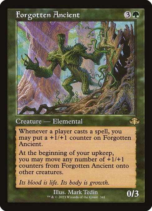 Dominaria Remastered - 341 - Forgotten Ancient - Rare - G - Foil