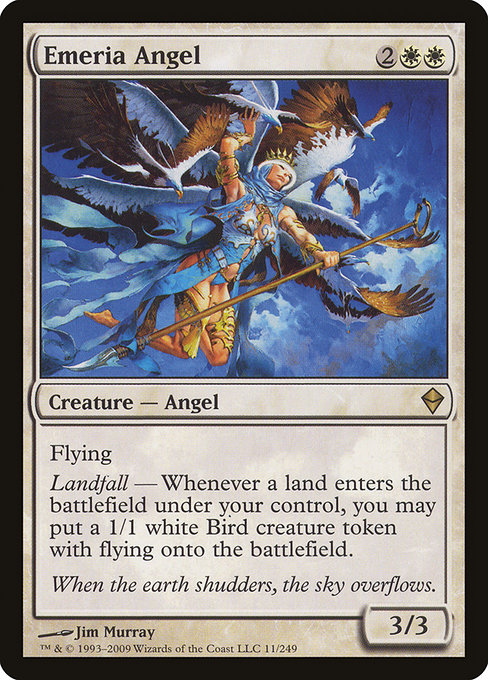 Zendikar - 11 - Emeria Angel - Rare - W - Non-foil