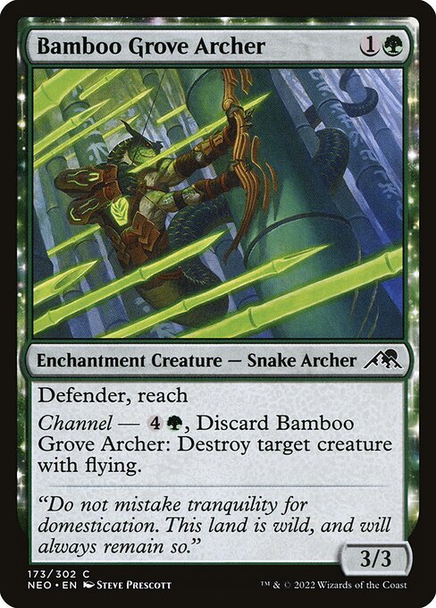 Kamigawa: Neon Dynasty - 173 - Bamboo Grove Archer - Common - G - Non-foil