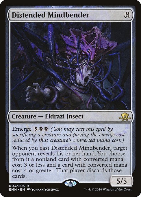 Eldritch Moon - 3 - Distended Mindbender - Rare - C - Non-foil