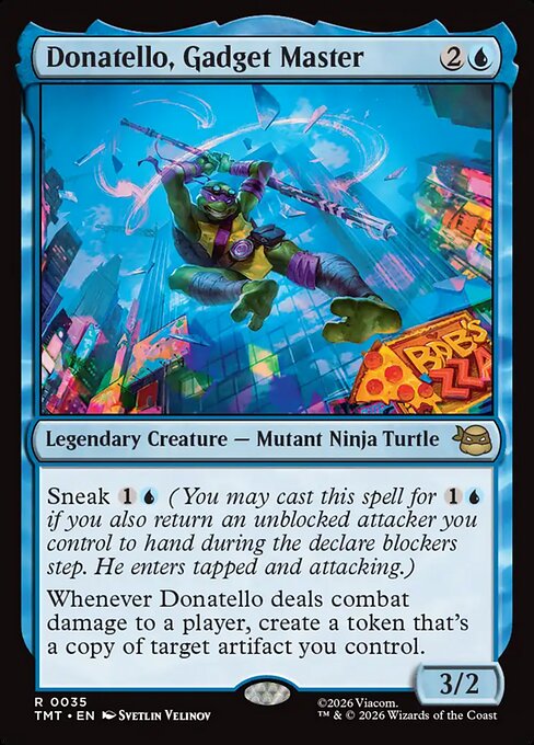 Teenage Mutant Ninja Turtles - 35 - Donatello, Gadget Master - Rare - U - Non-foil