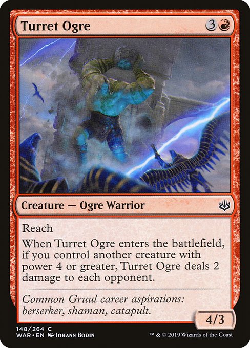 War of the Spark - 148 - Turret Ogre - Common - R - Non-foil