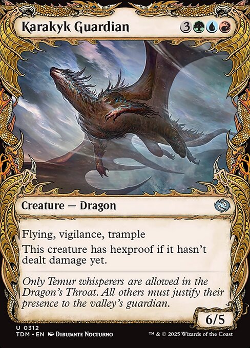 Tarkir: Dragonstorm - 312 - Karakyk Guardian - Uncommon - Multi - Non-foil