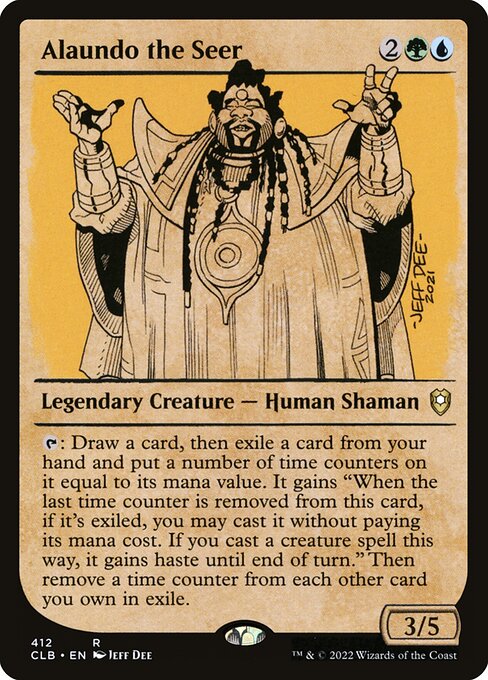 Commander Legends: Battle for Baldur's Gate - 412 - Alaundo the Seer - Rare - UG - Non-foil