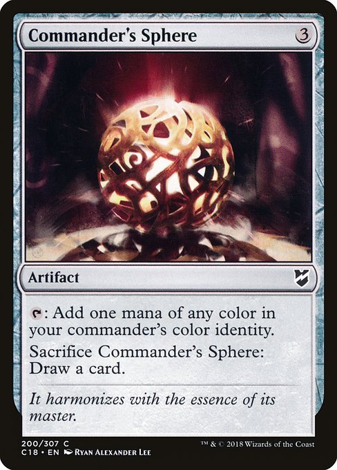 Commander 2018 - 200 - Commander's Sphere - Common - C - Non-foil