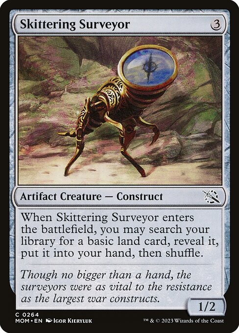 March of the Machine - 264 - Skittering Surveyor - Common - C - Foil