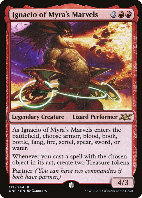 Unfinity - 112 - Ignacio of Myra's Marvels - Rare - R - Foil