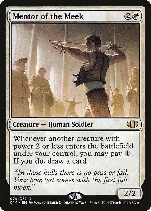 Commander 2014 - 79 - Mentor of the Meek - Rare - W - Non-foil