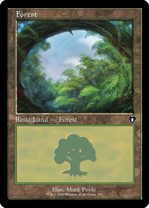 Commander Masters - 451 - Forest - Common - C - Non-foil