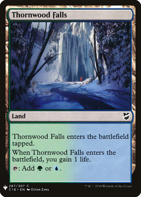 The List - C18-287 - Thornwood Falls - Common - C - Non-foil