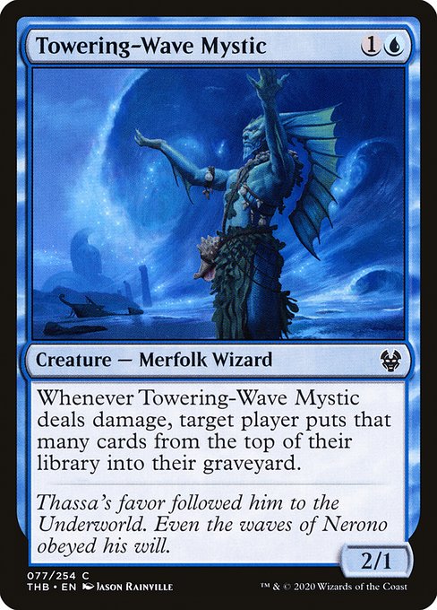 Theros Beyond Death - 77 - Towering-Wave Mystic - Common - U - Non-foil