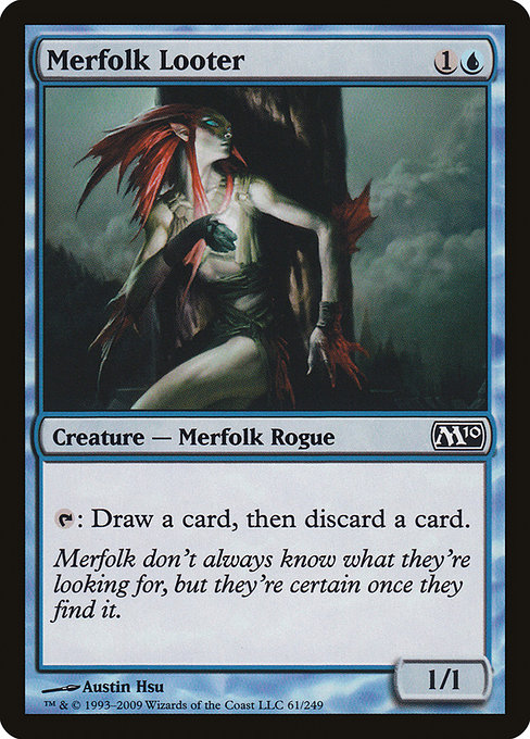 Magic 2010 - 61 - Merfolk Looter - Common - U - Non-foil