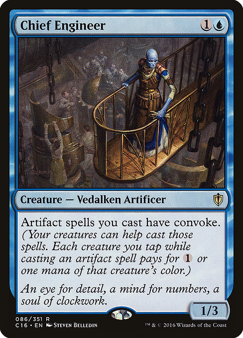 Commander 2016 - 86 - Chief Engineer - Rare - U - Non-foil