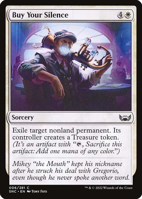 Streets of New Capenna - 6 - Buy Your Silence - Common - W - Non-foil