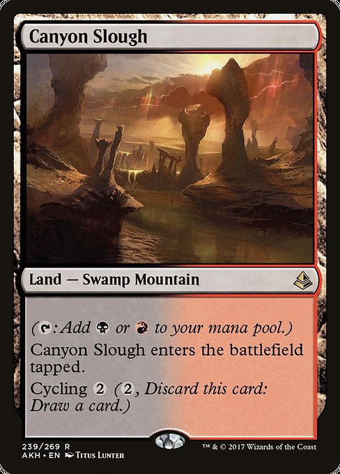 Amonkhet - 239 - Canyon Slough - Rare - C - Foil