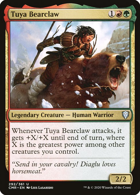 Commander Legends - 292 - Tuya Bearclaw - Uncommon - RG - Non-foil