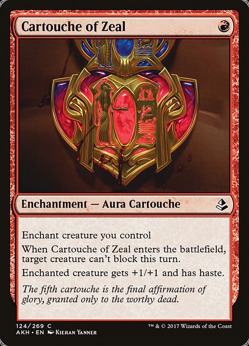 Amonkhet - 124 - Cartouche of Zeal - Common - R - Non-foil