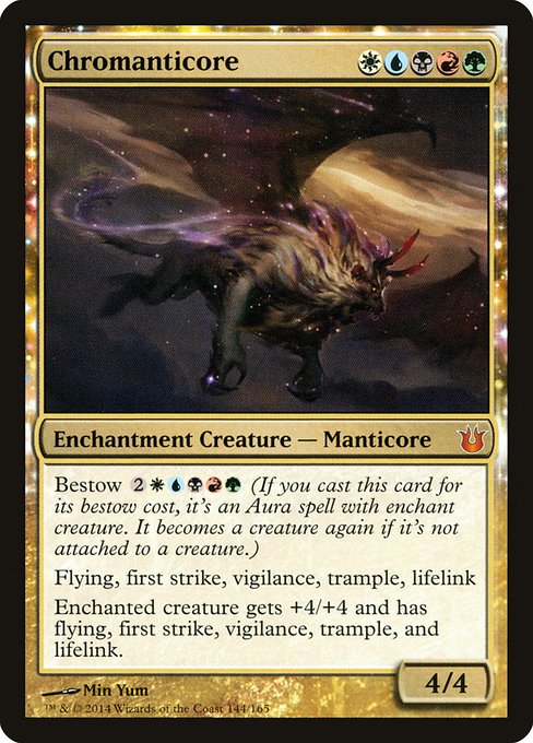 Born of the Gods - 144 - Chromanticore - Mythic - Multi - Non-foil