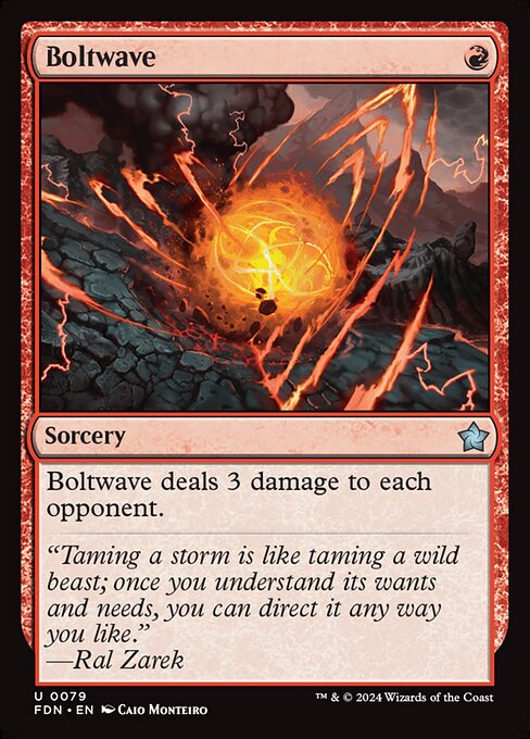 Foundations - 79 - Boltwave - Uncommon - R - Foil