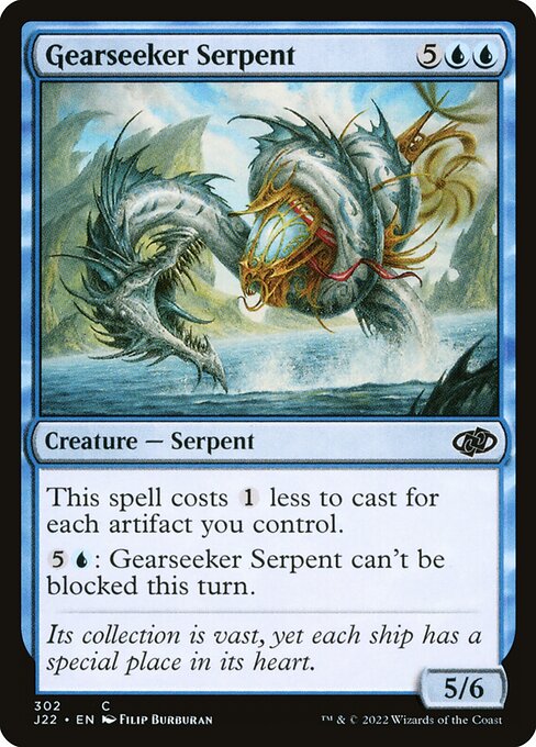 Jumpstart 2022 - 302 - Gearseeker Serpent - Common - U - Non-foil