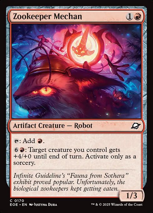 Edge of Eternities - 170 - Zookeeper Mechan - Common - R - Foil