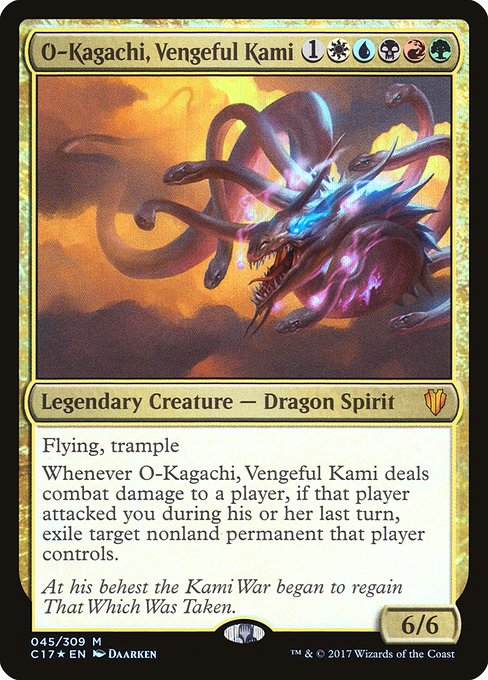 Commander 2017 - 45 - O-Kagachi, Vengeful Kami - Mythic - Multi - Foil